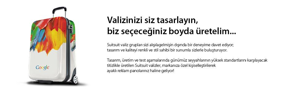 Valizinizi siz tasarlayın